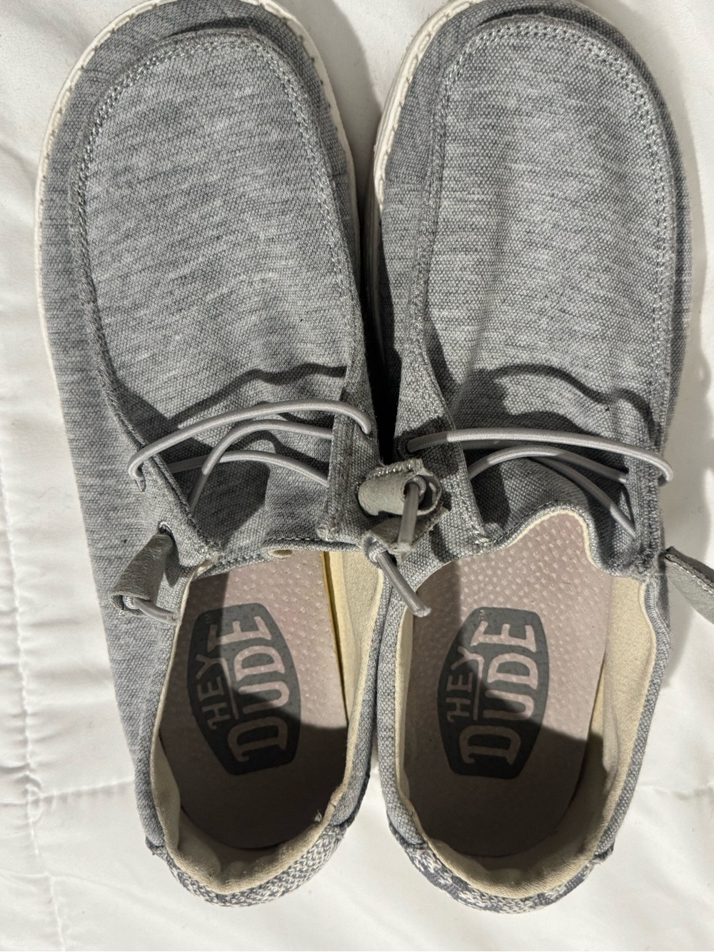 Hey Dude Women's Slip-On Loafers in Heather Gray